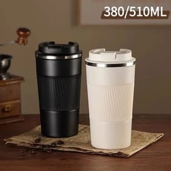 304 stainless steel vacuum insulated water bottle anti slip coffee thermal mug portable office gift set