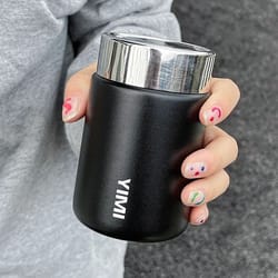 mini insulated cup for girls compact stainless steel portable coffee cup household kitchen supplies
