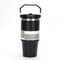 Portable Car Cup Stainless Steel Double Walled Travel Sports Water Bottle Coffee Vacuum Flask With 5