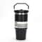 Portable Car Cup Stainless Steel Double Walled Travel Sports Water Bottle Coffee Vacuum Flask With 6