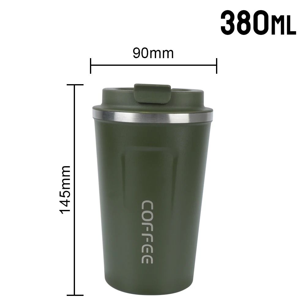 Thermo Cafe Double Stainless Steel Coffee Mug Leak Proof Travel Thermo Cup Car Thermos Mug 9