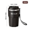 WORTHBUY 304 Stainless Steel Coffee Cup Double Layer Reusable Insulated Water Cup With Lid Handle 10