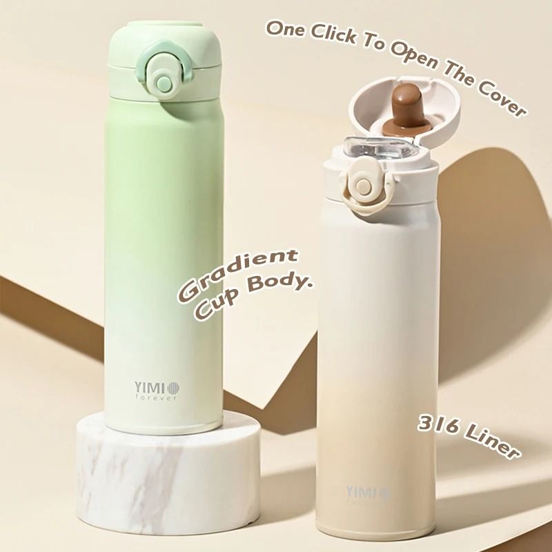 500ml Large Capacity Thickened 316 Stainless Steel Vacuum Thermal Insulation Portable Tumbler Therm 0