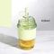 430ML Ins Style Straw Cup With Lid Large Capacity Bubble Boba Tea Coffee Milk Juice Mug Office Wate 8