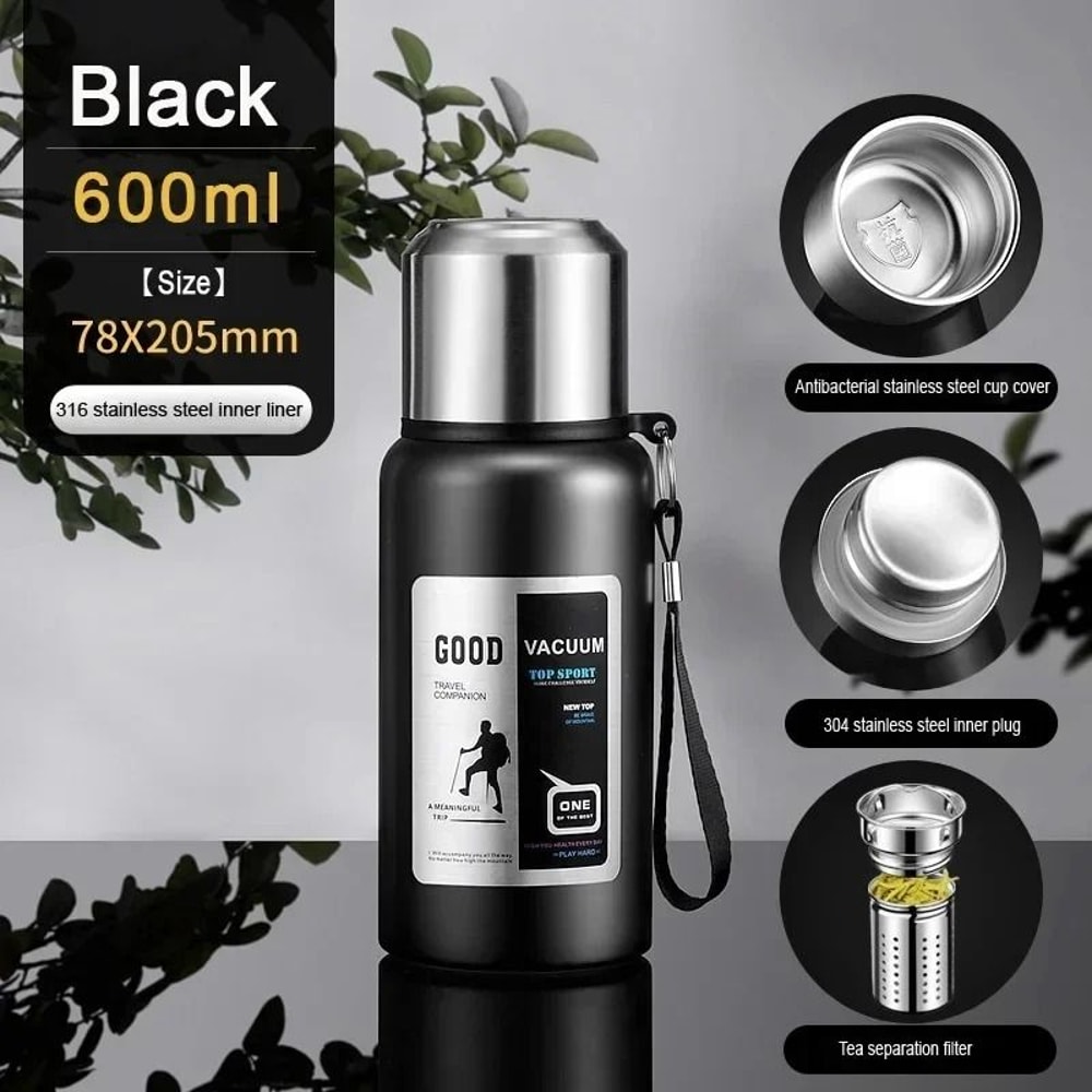 Large Capacity Cold Thermal Thermos Tumbler Stainless Steel Insulated Tea Coffee Water Bottle Insul 6