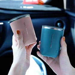300ml exquisite portable thermos cup 304 stainless steel simple office and home milk coffee cup