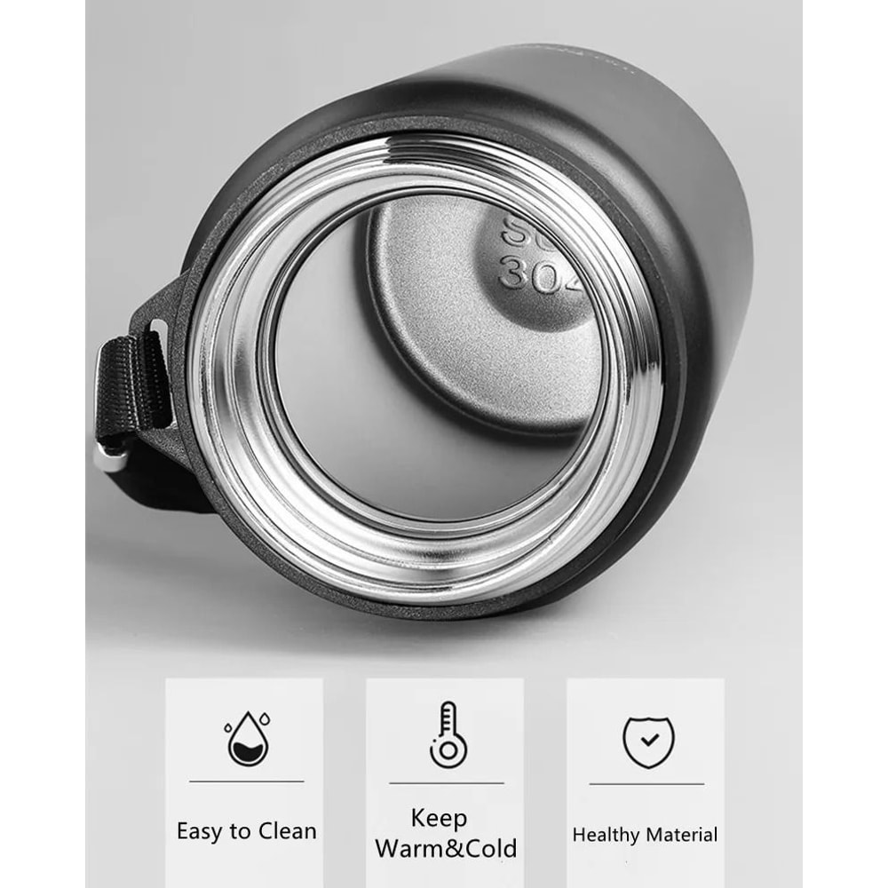 Double Stainless Steel Vacuum Flask With Filter Large Capacity Portable Sport Thermos Mug Coffee Te 2