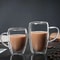 Transparent Double Wall High Borosilicate Glass Coffee Cup Insulated Milk Water Juice Espresso Cup 3