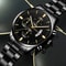 New Fashion Mens Sports Luxury Calendar Quartz Wristwatch Business Stainless Steel Casual Watch 0