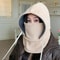 Unisex Winter Warm Balaclava Hat With Mask Windproof Full Coverage Fur Warm Hat For Men And Women 4