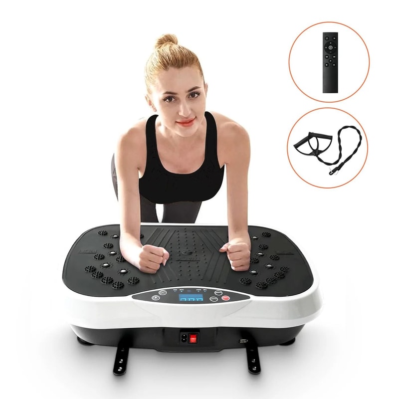 Vibration Plate Exercise Machine Whole Body Workout FatBurning Home Fitness Fat Slinger Shaping Eq 7