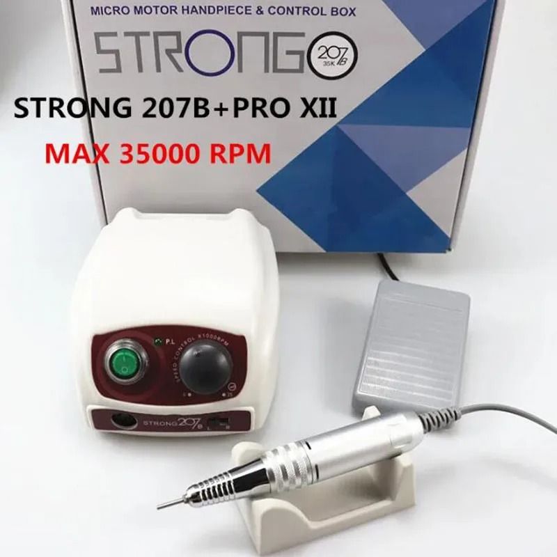 50000RPM Electric Nail Drill Strong 210 65W Professional Manicure Machine Pedicure Kit 1