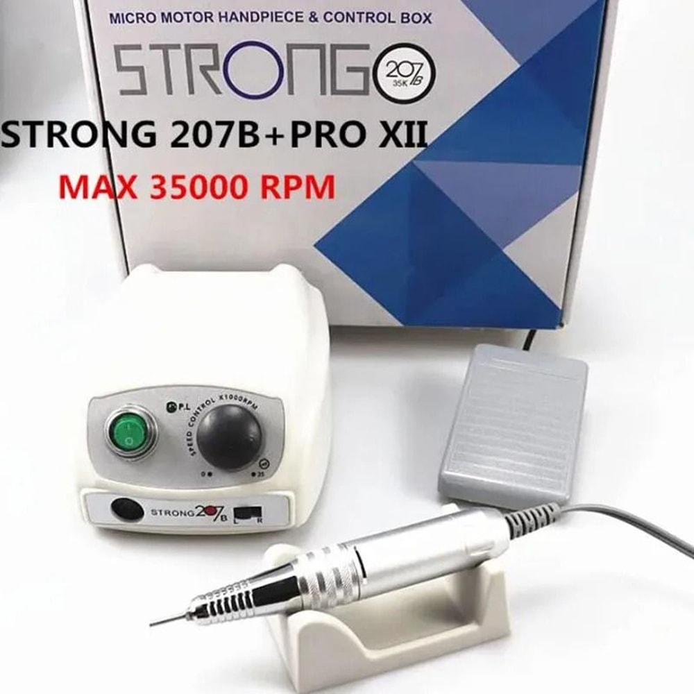 50000RPM Electric Nail Drill Strong 210 65W Professional Manicure Machine Pedicure Kit 2