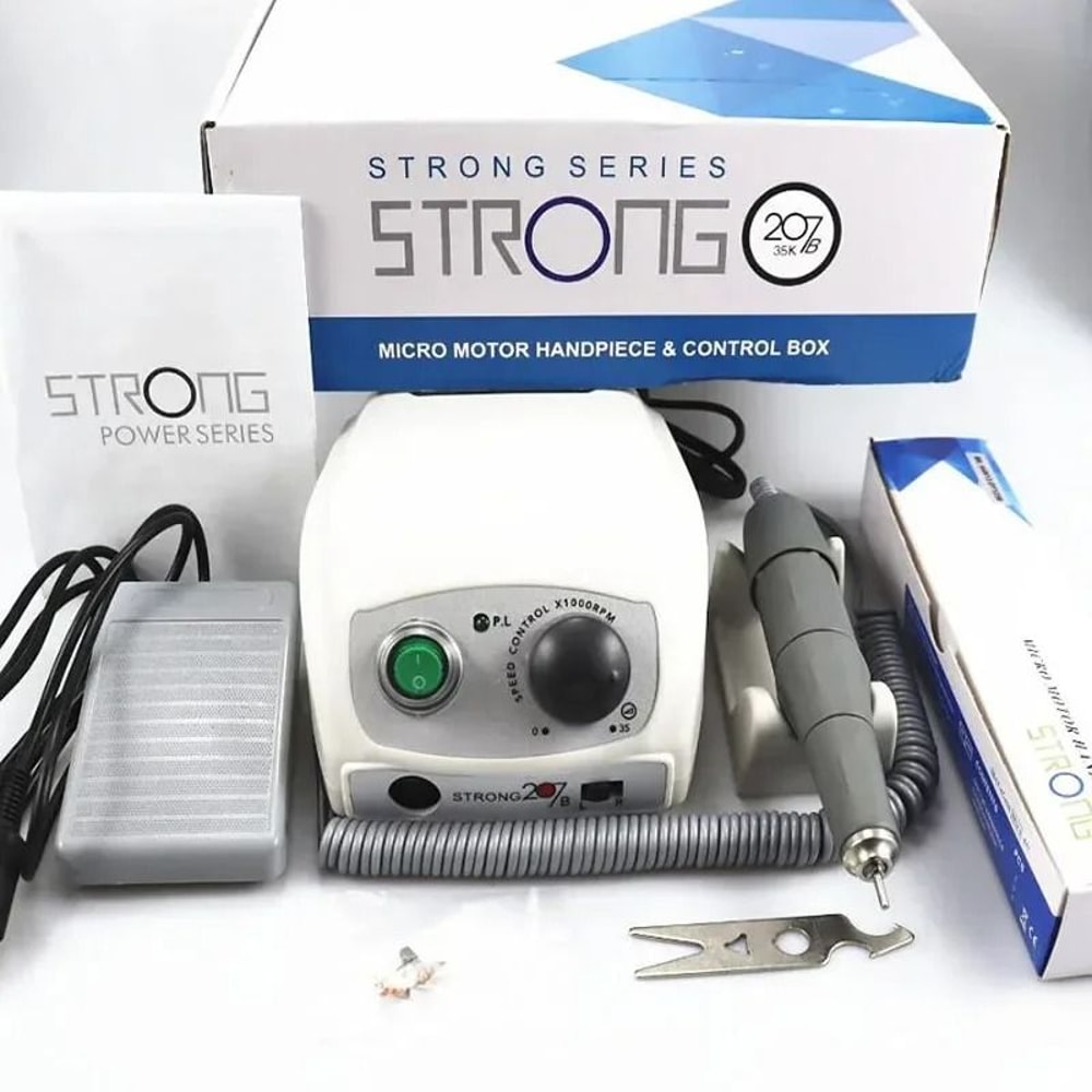 50000RPM Electric Nail Drill Strong 210 65W Professional Manicure Machine Pedicure Kit 7