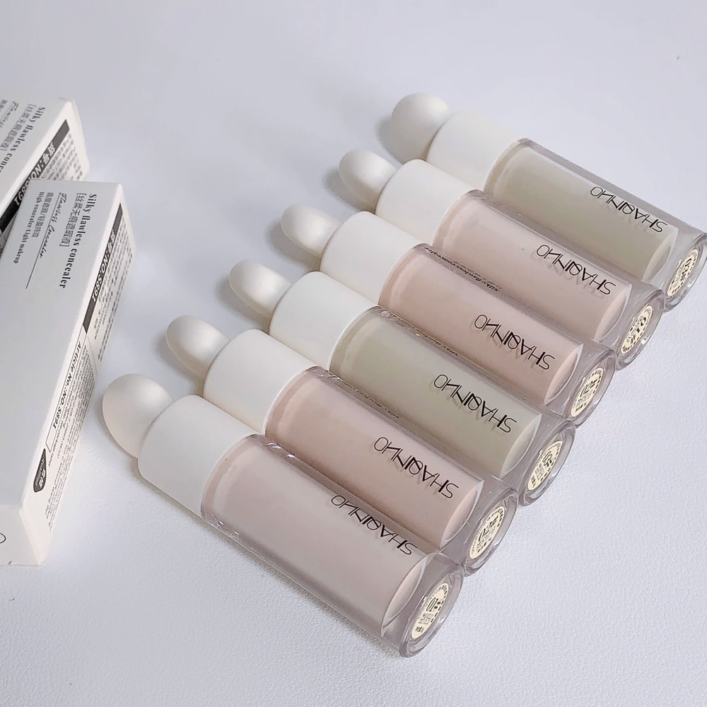 3Color Silky Face Concealer Full Coverage For Acne Marks Spots And Dark Circles 4