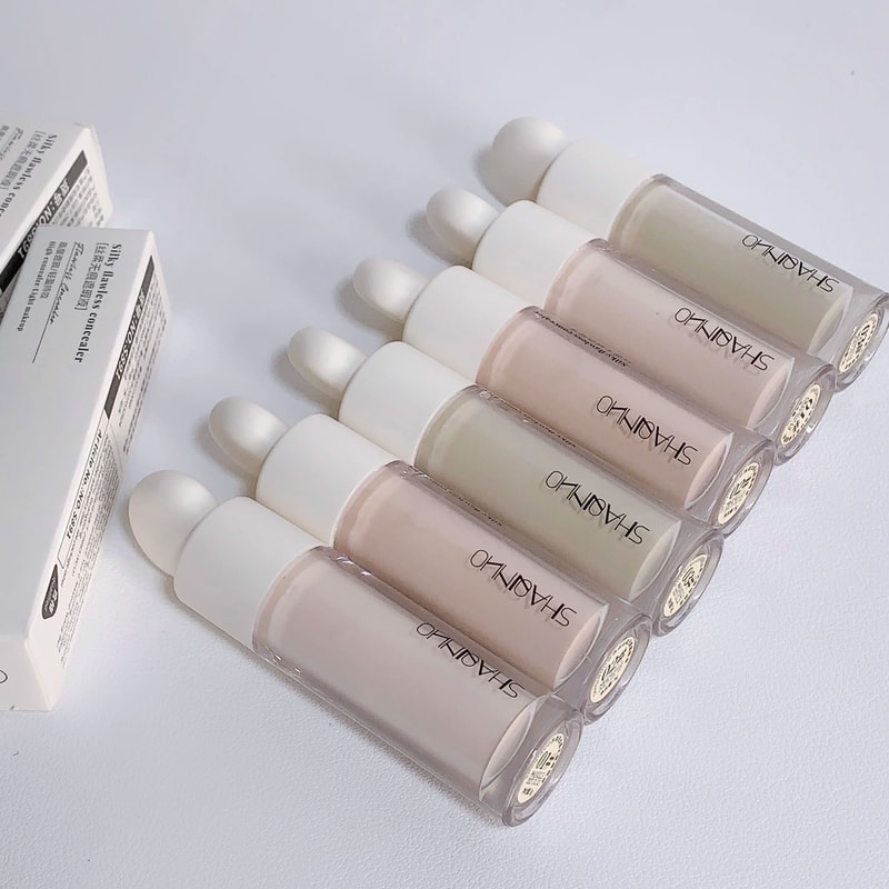 3Color Silky Face Concealer Full Coverage For Acne Marks Spots And Dark Circles 4