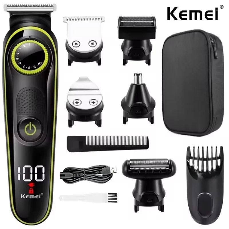 Kemei 696 Electric Hair Clipper 5in1 Professional Multifunctional Trimmer And Mens Razor 0