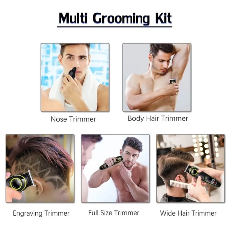 Kemei 696 Electric Hair Clipper 5in1 Professional Multifunctional Trimmer And Mens Razor 5