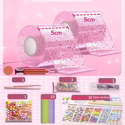 pet nano glue knead music full set | double sided nano tape bubble decompression toy kit