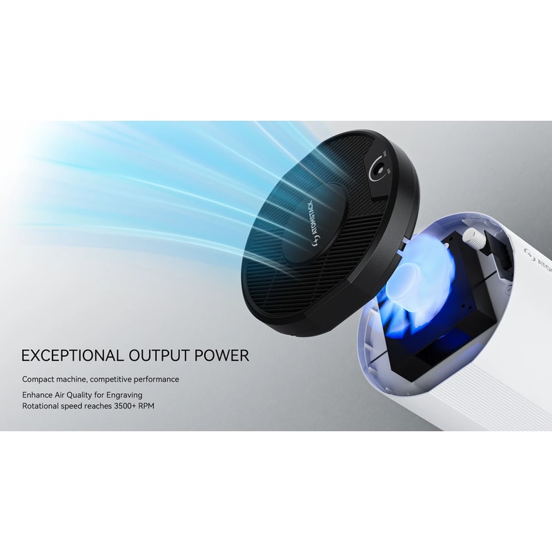 AtomStack D3 Laser Engraving Air Purifier 5Layer HEPA Filtration For PM25PM10 Smoke Removal 2