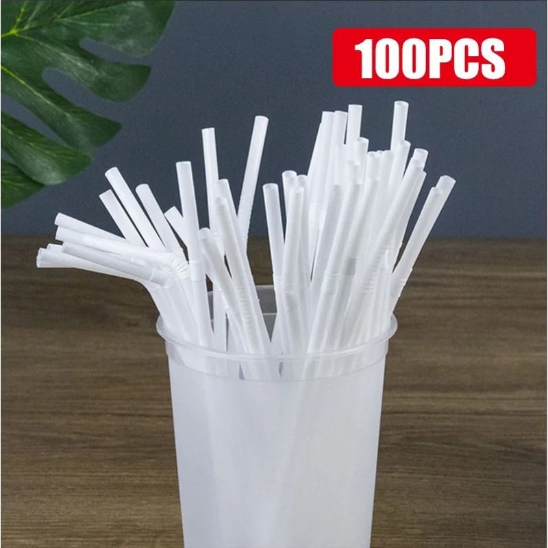 Multicolor Fluorescent Straws Bendable Drinking Straws For Wedding Decor Party Supplies 9