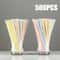 Multicolor Fluorescent Straws Bendable Drinking Straws For Wedding Decor Party Supplies 13