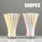 Multicolor Fluorescent Straws Bendable Drinking Straws For Wedding Decor Party Supplies 13