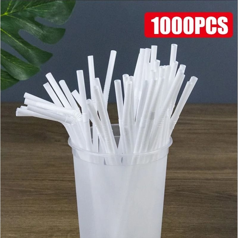 Multicolor Fluorescent Straws Bendable Drinking Straws For Wedding Decor Party Supplies 19