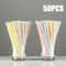 Multicolor Fluorescent Straws Bendable Drinking Straws For Wedding Decor Party Supplies 20