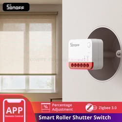 sonoff mini-zbrbs zigbee smart roller shutter switch | signal booster & local scene controller