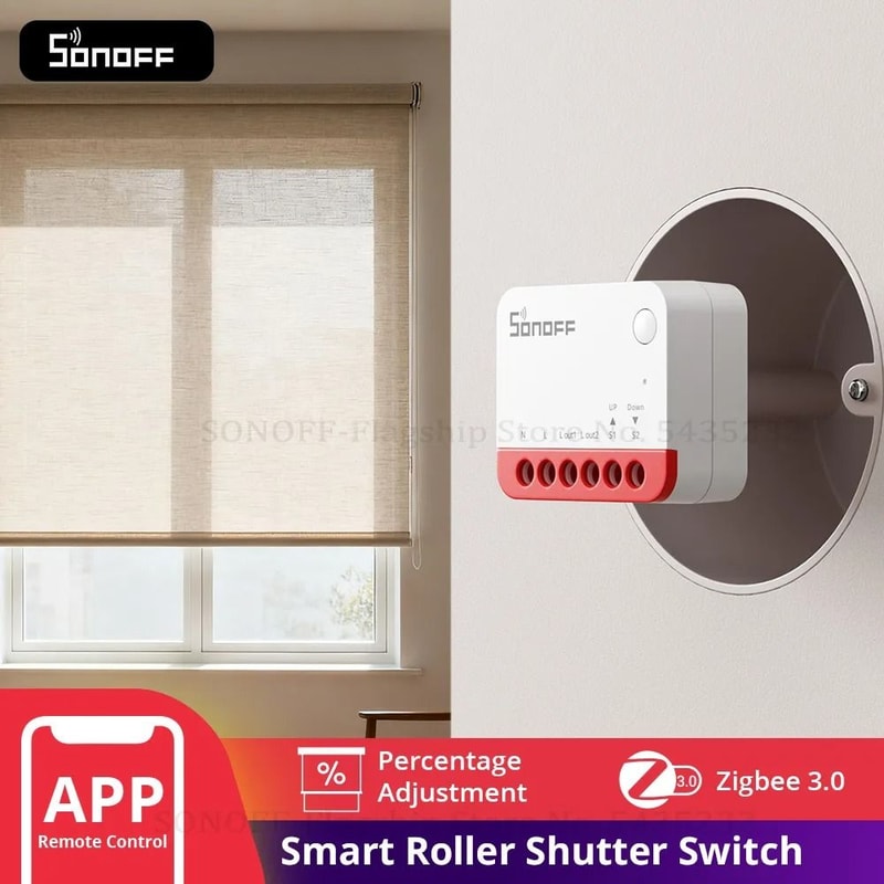 SONOFF MINIZBRBS Zigbee Smart Roller Shutter Switch Signal Booster Local Scene Controller 0