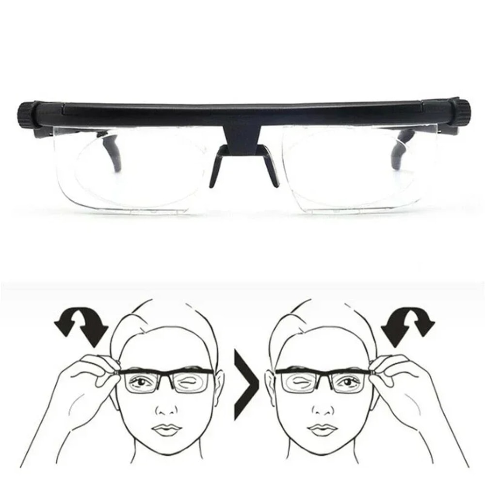 Adjustable Prescription Glasses, Instant Focus, Comfort & Eye Strain Relief