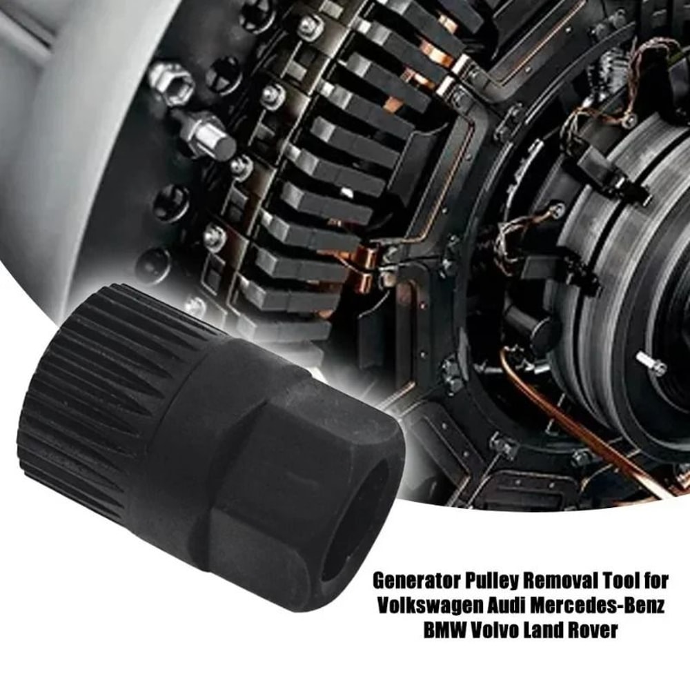 Alternator Clutch Free Wheel Pulley Removal Tool 33Tooth VBelt Pulley Remover 1