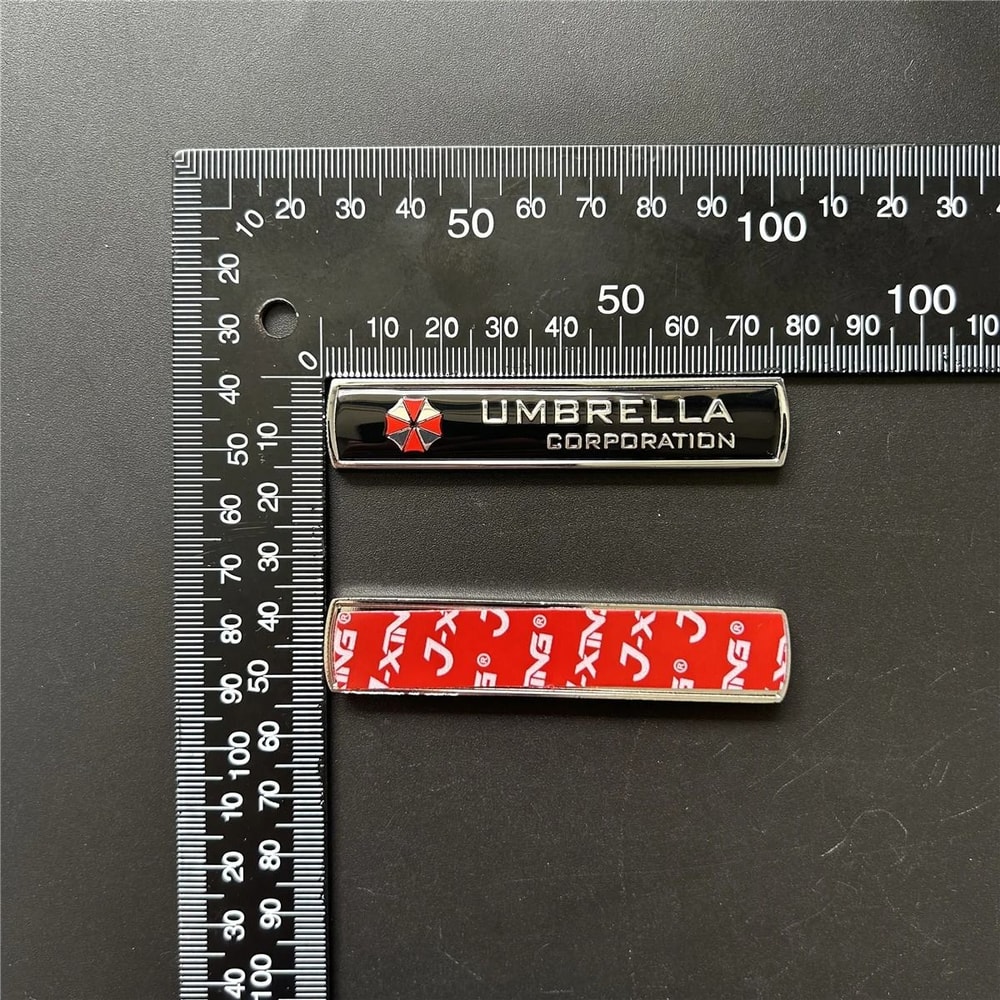3D Aluminum Alloy Umbrella Corporation Car Sticker Resident Evil Inspired Auto Emblem Badge 7
