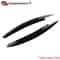ABS Headlight Eyebrows For VW Golf 6 MK6 GTI GTR GTD 20082013 Gloss Black Eyelids 1