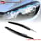 ABS Headlight Eyebrows For VW Golf 6 MK6 GTI GTR GTD 20082013 Gloss Black Eyelids 2