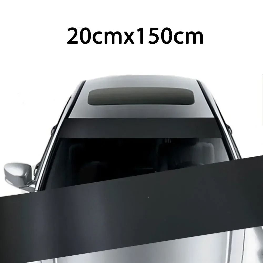 3D Mesh Car Sunshade Sticker One Way Vision Fly Eye Vinyl Film For Front Windshield 6