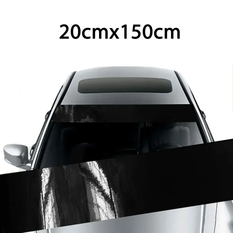 3D Mesh Car Sunshade Sticker One Way Vision Fly Eye Vinyl Film For Front Windshield 8