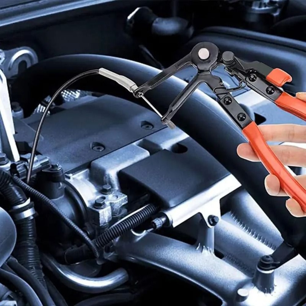 Professional Hose Clamp Pliers Kit Long Reach Flexible Wire Spring Clamp Remover For Auto Cooling 2