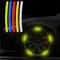 Car Wheel Hub Reflective Stripes Door Handle Safety Warning Stickers Rear Reflective Tape 1