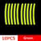Car Wheel Hub Reflective Stripes Door Handle Safety Warning Stickers Rear Reflective Tape 22