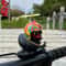 Black Rubber Duck Bicycle Horn Silicone Strap Car Ornament Kids Bike Bell 19