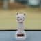 Solar Powered Shaking Head Cat Creative Cartoon Interior Car Decoration Automotive Gift 9