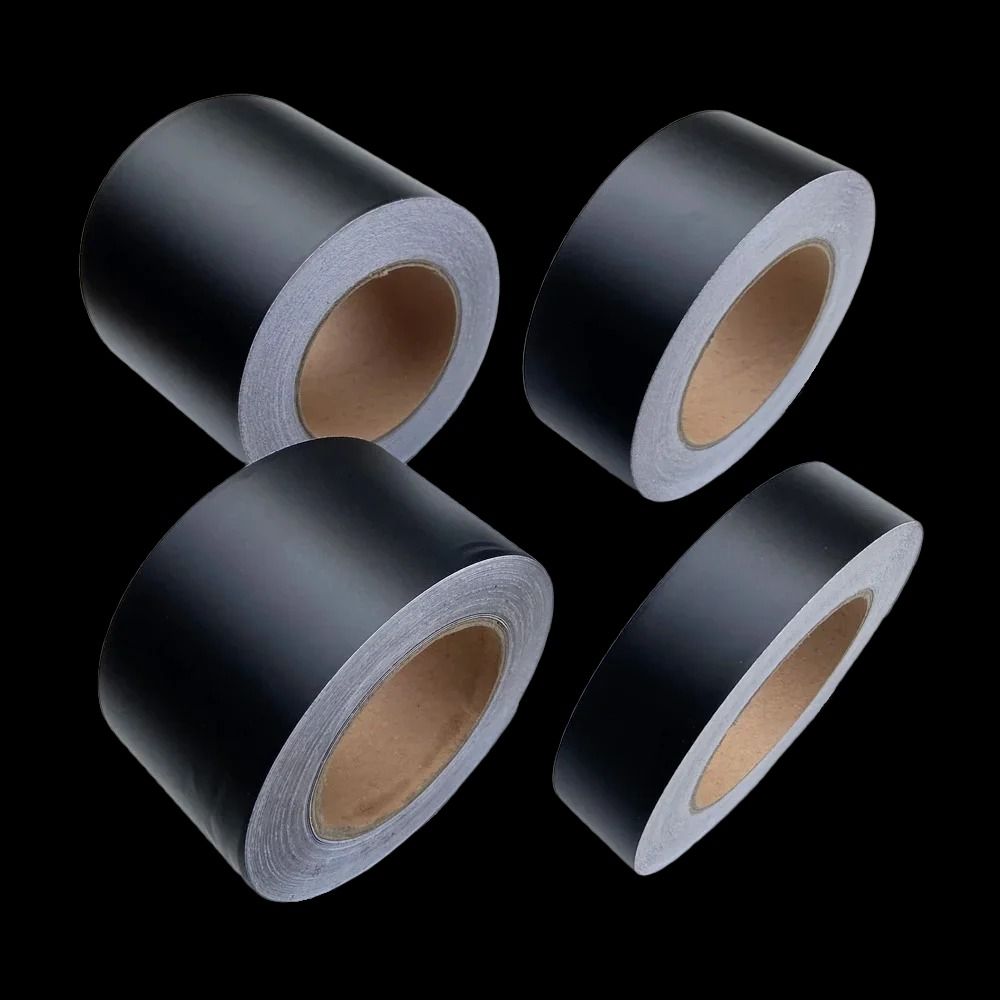 Matte Black Vinyl Wrap Tape Professional Window Trim Foil Interior Pillar Film 0