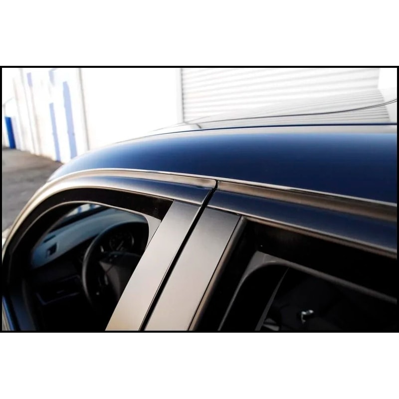 Matte Black Vinyl Wrap Tape Professional Window Trim Foil Interior Pillar Film 1