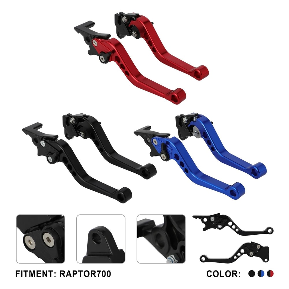 Universal CNC Aluminum Clutch Brake Lever Set Performance Handlebar Grips For KTM Yamaha Dirt Bik 1