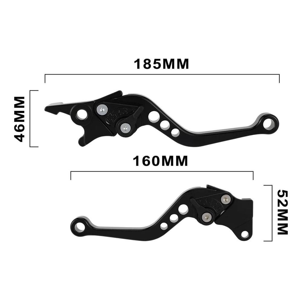 Universal CNC Aluminum Clutch Brake Lever Set Performance Handlebar Grips For KTM Yamaha Dirt Bik 2