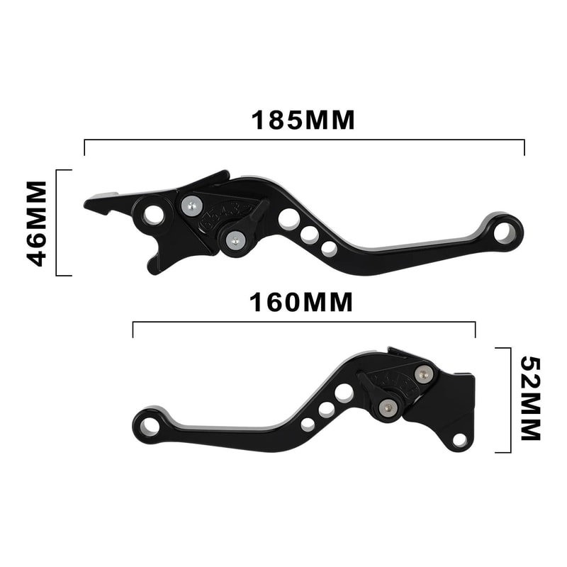 Universal CNC Aluminum Clutch Brake Lever Set Performance Handlebar Grips For KTM Yamaha Dirt Bik 2