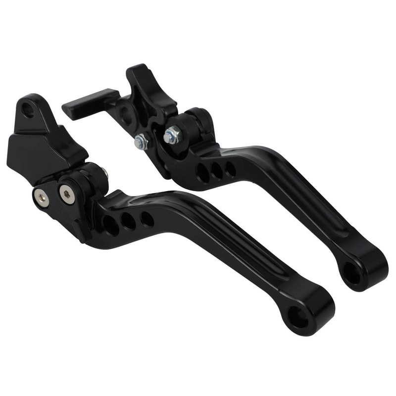 Universal CNC Aluminum Clutch Brake Lever Set Performance Handlebar Grips For KTM Yamaha Dirt Bik 7