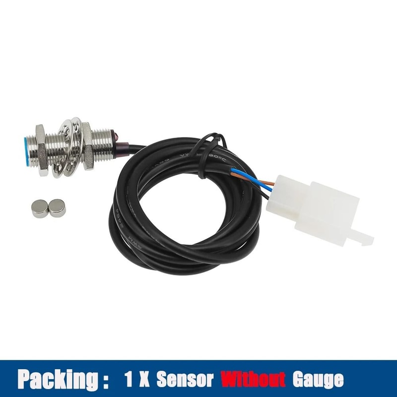 Universal Digital Motorcycle Speedometer Waterproof Dashboard Instrument With Tachometer Oil Gaug 7